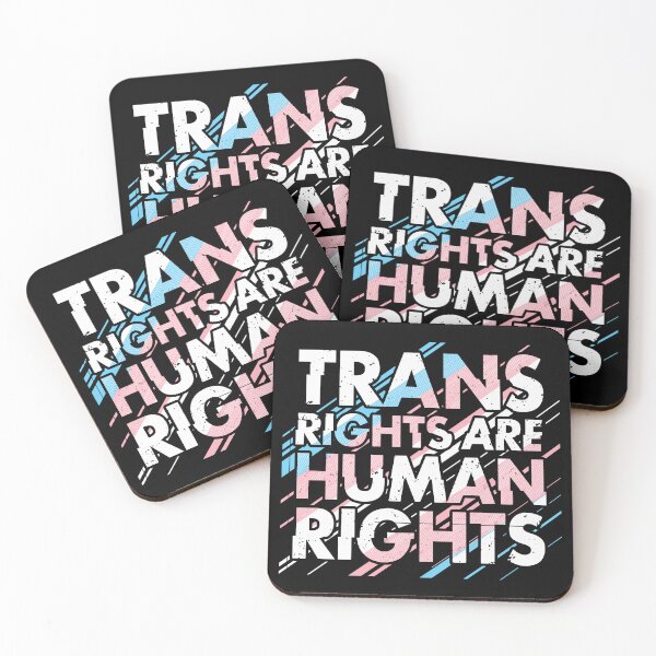 Item preview, TRANS Rights are HUMAN Rights designed and sold by Jandsgraphics.