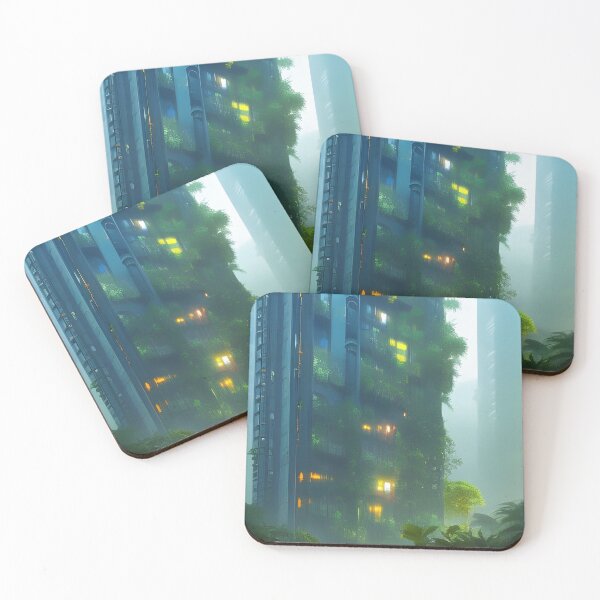 Item preview, Modern skyscrapers in a rainforest designed and sold by Zosimus.
