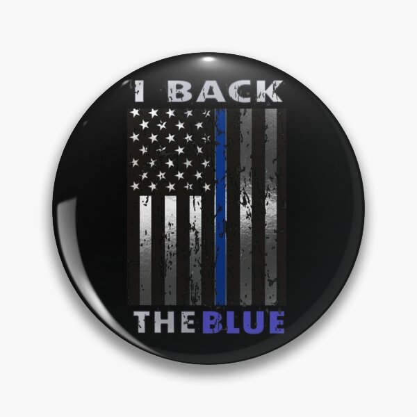 Item preview, I Back The Blue designed and sold by UniqueCustomArt.