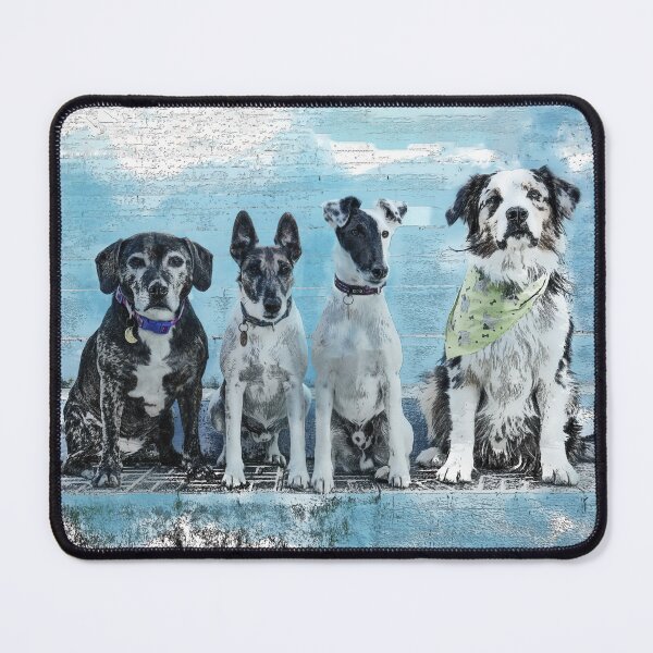 Item preview, Four Dogs designed and sold by PurpleBluesPets.