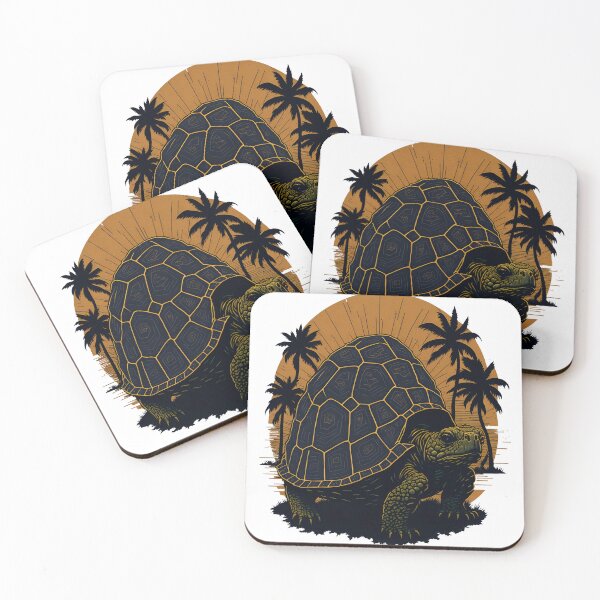 Item preview, Vintage Tortoise at Sunset designed and sold by ArtsyWishesShop.