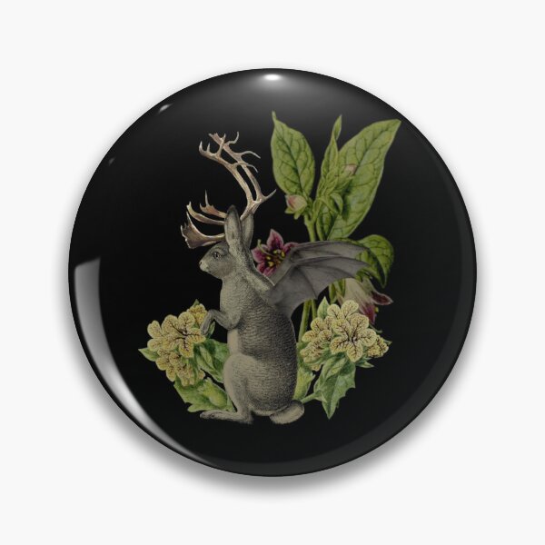 Jackalope Vespertilio Pin