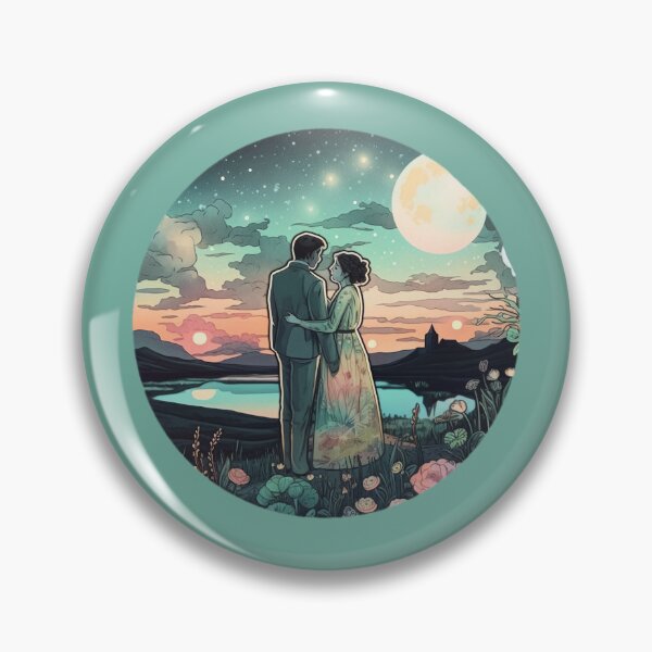 Item preview, starry moonlight wedding designed and sold by ArtByLuminance.
