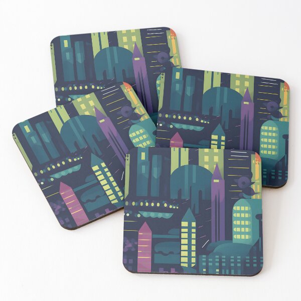 Item preview, Minimalistic Ciberpunk City designed and sold by Alex Seiti Hamada.