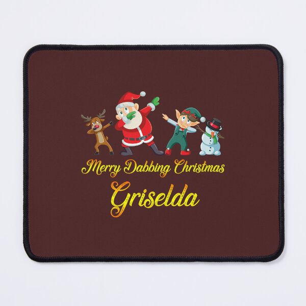 Item preview, Griselda Name - Dabbing Santa Claus Elf Reindeer Snowman - Merry Dabbing Christmas Griselda designed and sold by LMWArts.