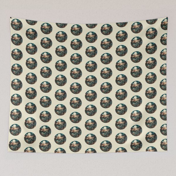 Item preview, magical moon landscape designed and sold by ArtByLuminance.