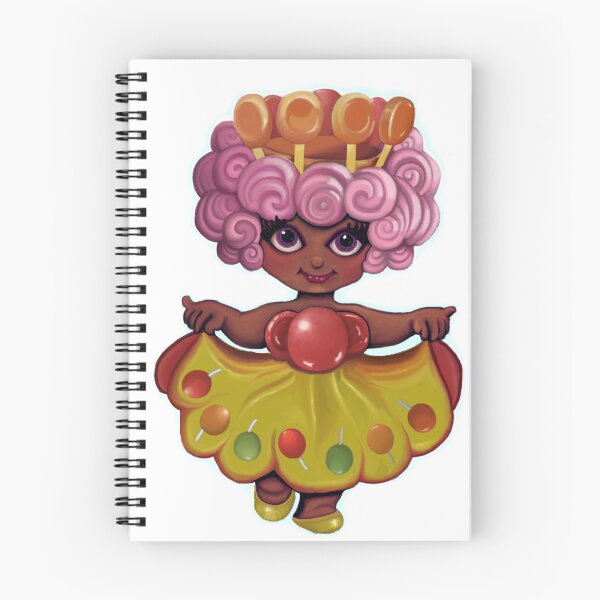 Item preview, Retro Toys Candy Land Princess Lolly Digital Painting, Single and Repeating Pattern designed and sold by Nicolette Olivier.