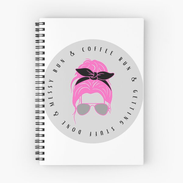 Item preview, Messy bun, coffee run, and getting stuff done - pink hair designed and sold by jechaiyells.