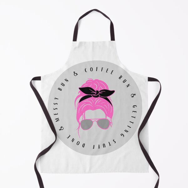 Item preview, Messy bun, coffee run, and getting stuff done - pink hair designed and sold by jechaiyells.
