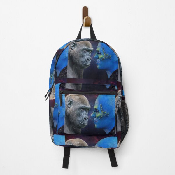 Item preview, GORILLA / ALIEN FACEOFF designed and sold by Kezzie Prints.