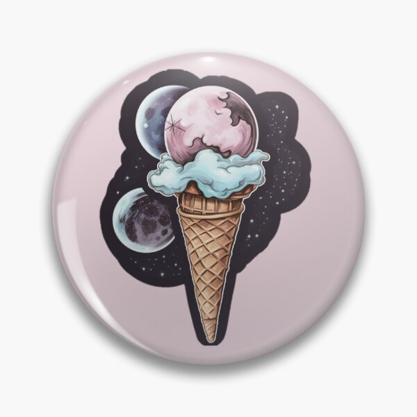 Item preview, strawberry moon icecream designed and sold by ArtByLuminance.