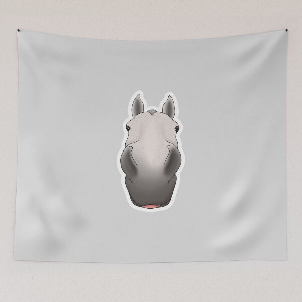 Item preview, Caballo gris pulgoso actualizado con lengua designed and sold by Bridgethendy.