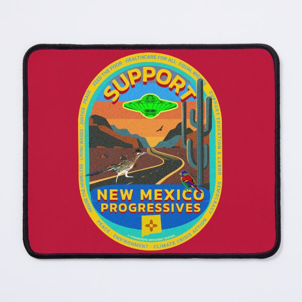 Artikelvorschau, PMD00856 Progressive Movement Designs unterstützen New Mexico Progressives Design zeigt, dass Sie progressive politische Ziele für Demokraten und Bernie Sanders-Anhänger unterstützen Saguaro-Kaktus Kakteen entworfen und verkauft von ProgressiveLeft.
