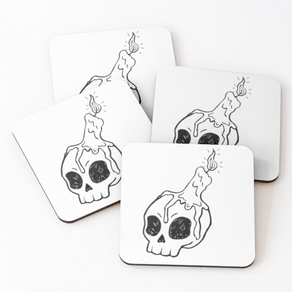 Item preview, Skull candle designed and sold by Lizzarttt.