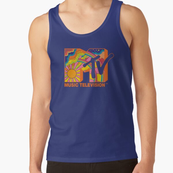 Item preview, MTV Psychedelic Groovy Rainbow Sunset Logo designed and sold by FifthSun.