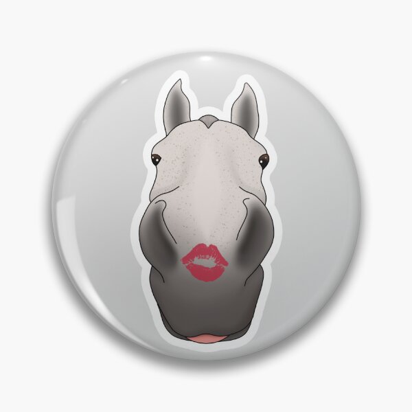 Item preview, Updated Valentines Fleabitten Gray Horse designed and sold by Bridgethendy.
