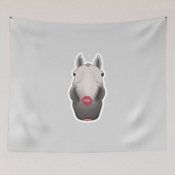 Item preview, Updated Valentines Fleabitten Gray Horse designed and sold by Bridgethendy.