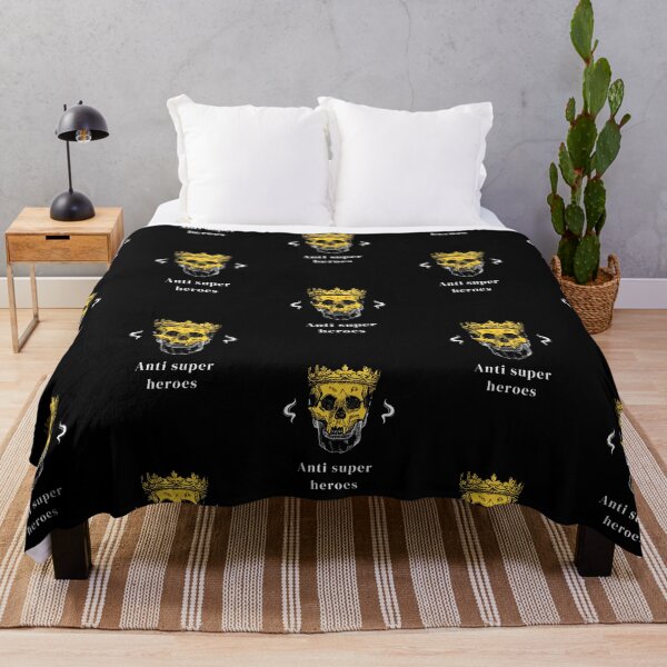Item preview, “ Anti Super Heroes ” (with an illustration of a skull and black background) designed and sold by RM-Journey.