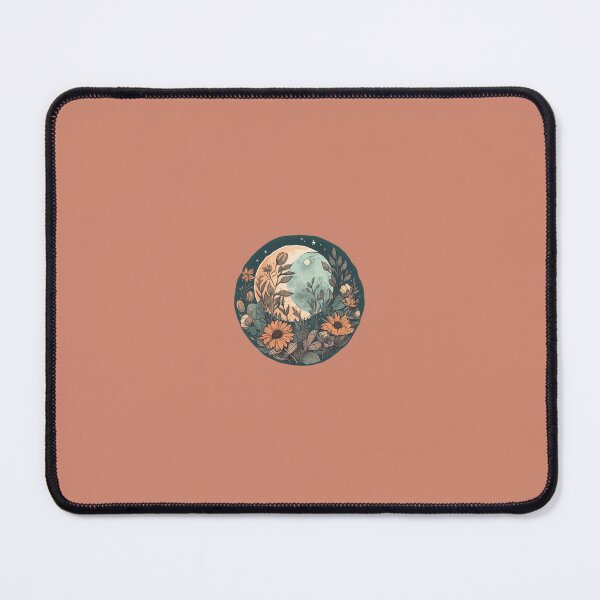 Item preview, full moon and flowers designed and sold by ArtByLuminance.