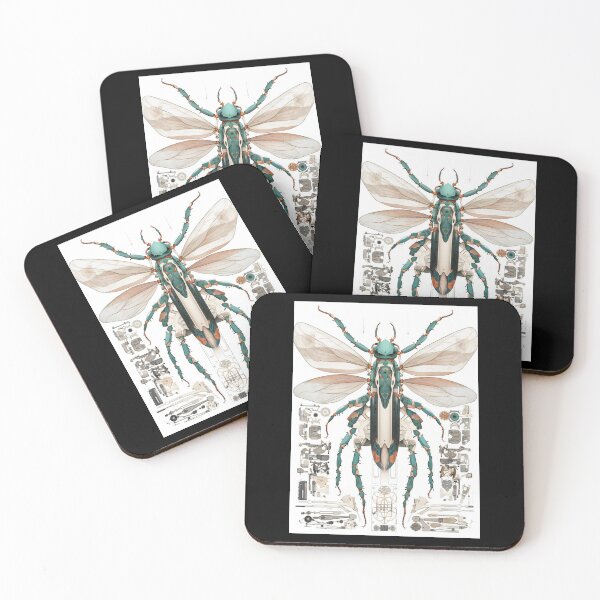 Item preview, Insect Exoskeleton Knolling Drawing | 8K | designed and sold by Hazmat-AI7.