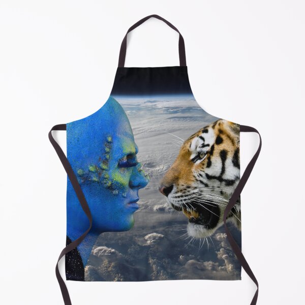 Item preview, TIGER / ALIEN FACE OFF designed and sold by Kezzie Prints.