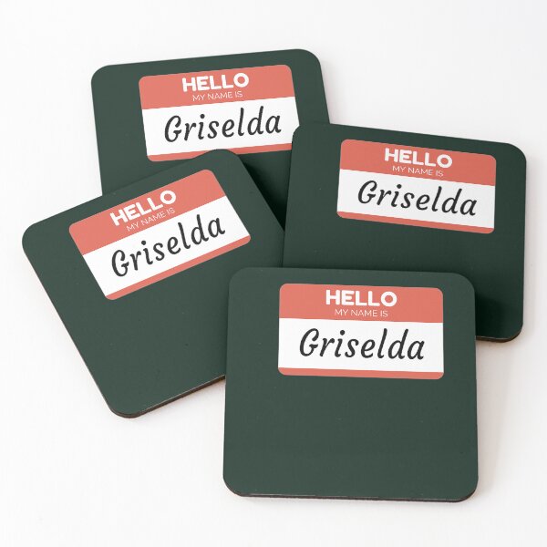 Item preview, Griselda Name Label Hello My Name Is Griselda Gift For Griselda or for a female you know called Gri designed and sold by Iluvyoushop.