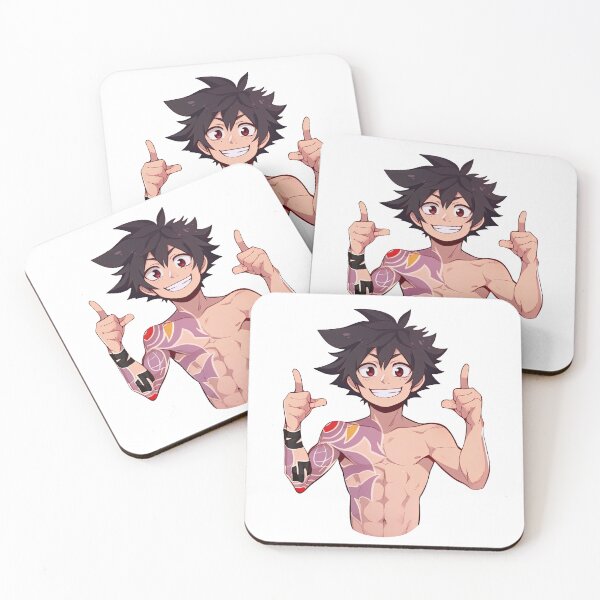 Item preview, Fingers-up tattoo boy designed and sold by HotAnimeBoys.