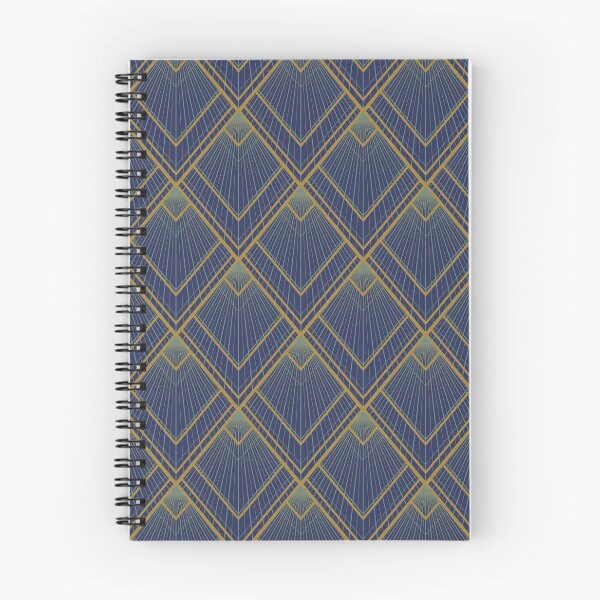 Item preview, Art Deco Diamonds in Blue designed and sold by Cameron Cronick.