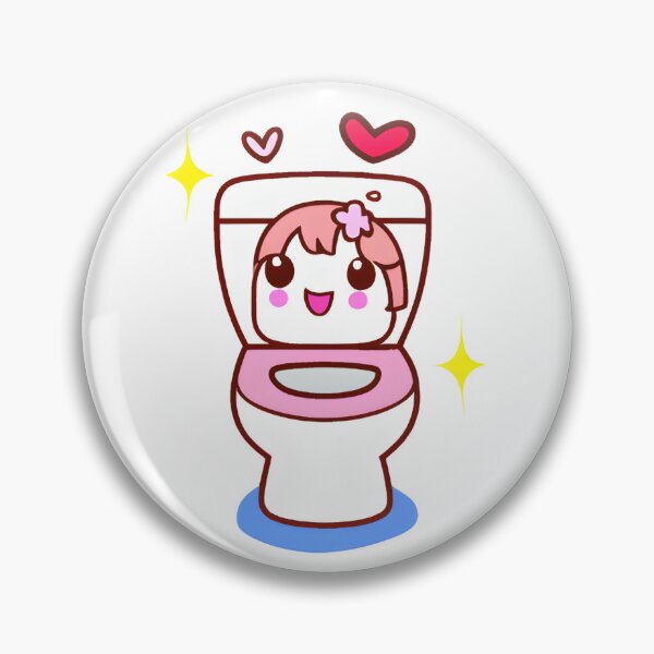 Item preview, Cute Kawaii Chibi Sticker: Toilet designed and sold by Shelley Noel.