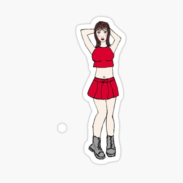 Lara sexy manga girl Sticker