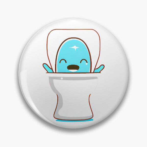 Item preview, Cute Kawaii Chibi Sticker: Toilet designed and sold by Shelley Noel.