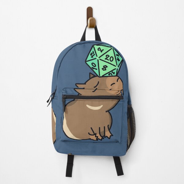 Item preview, Green Dice Goblin Capybara Baby designed and sold by Winging-It.
