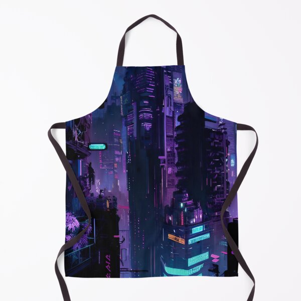 Item preview, City in Purple - Cyber City Scene designed and sold by Delerat7.