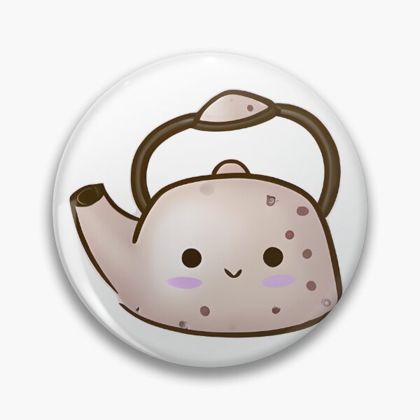 Item preview, Cute Kawaii Chibi Sticker: Teapot designed and sold by Shelley Noel.