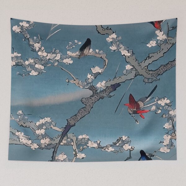 Item preview,  Cherry blossom with birds designed and sold by Nikola Eftimov.