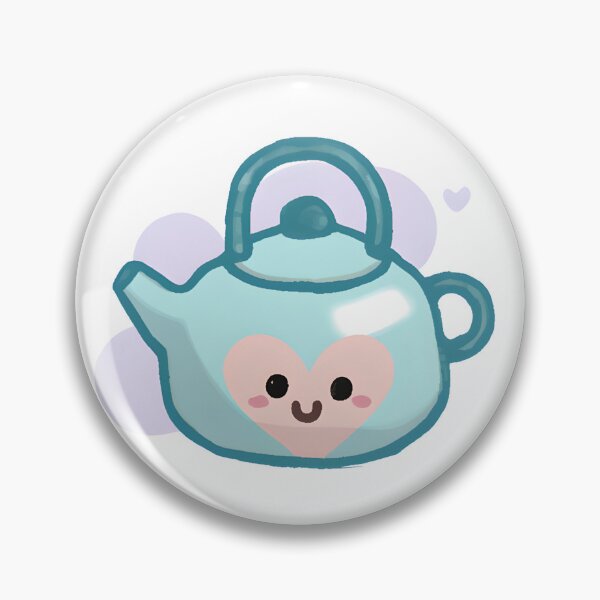 Item preview, Cute Kawaii Chibi Sticker: Teapot designed and sold by Shelley Noel.