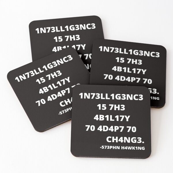 Item preview, Intelligence is the ability to adapt to change designed and sold by medstor94.