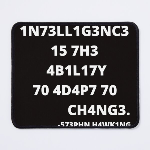 Item preview, Intelligence is the ability to adapt to change designed and sold by medstor94.