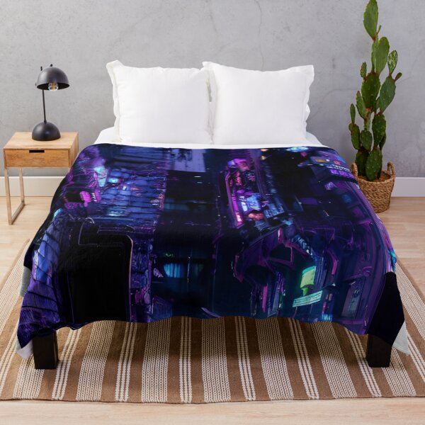 Item preview, City in Purple II - Cyber City Scene designed and sold by Delerat7.