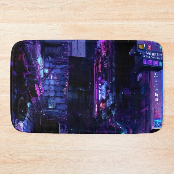 Item preview, City in Purple II - Cyber City Scene designed and sold by Delerat7.
