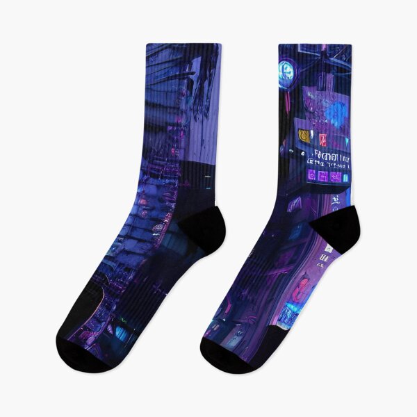 Item preview, City in Purple II - Cyber City Scene designed and sold by Delerat7.