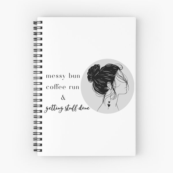 Item preview, Messy bun, coffee run, and getting stuff done - profile designed and sold by jechaiyells.