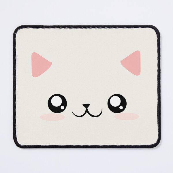 Item preview, white cat face designed and sold by yessebel.