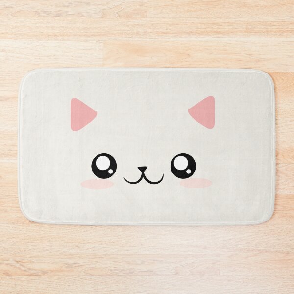 Item preview, white cat face designed and sold by yessebel.