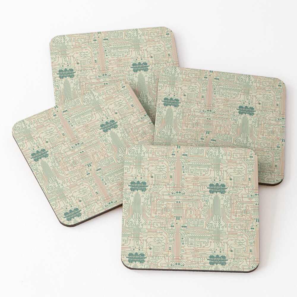 Item preview, Coasters (Set of 4) designed and sold by PixelPatchwork.