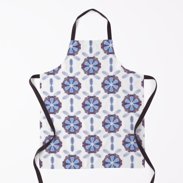Item preview, Blue and Purple Flower Petal Pattern In A Chalk Style Medium designed and sold by ClairesPatterns.