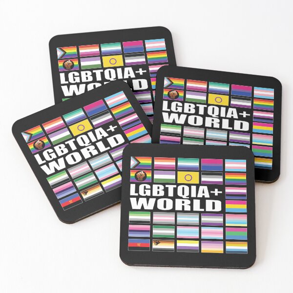 Item preview, LGBTQIA+ World Flags designed and sold by TheirChoice.