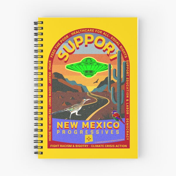 Item preview, PMD00858 Progressive Movement Designs Support New Mexico Progressives design shows you support progressive policy goals for Democrats and Bernie Sanders supporters saguaro cactus cacti  designed and sold by ProgressiveLeft.
