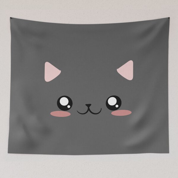 Item preview, black cat face designed and sold by yessebel.