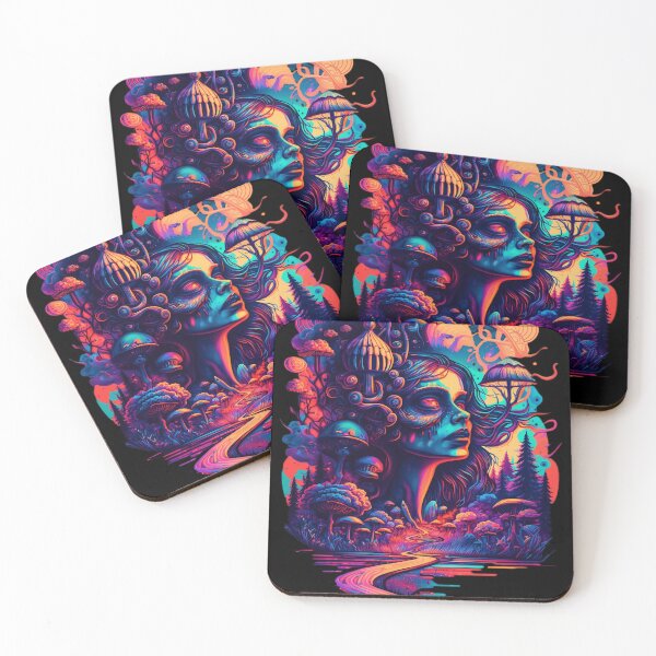 Item preview, Psychedelic Woman Trippy designed and sold by VibrantView.
